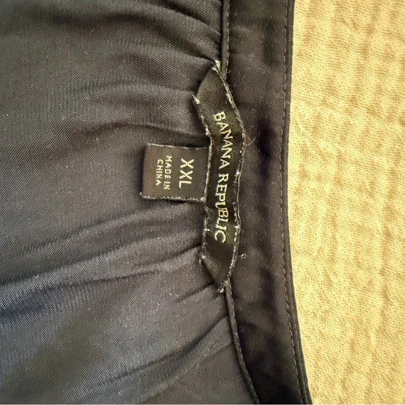 Banana Republic Black Long Sleeve Blouse, Size XXL - Picture 6 of 8